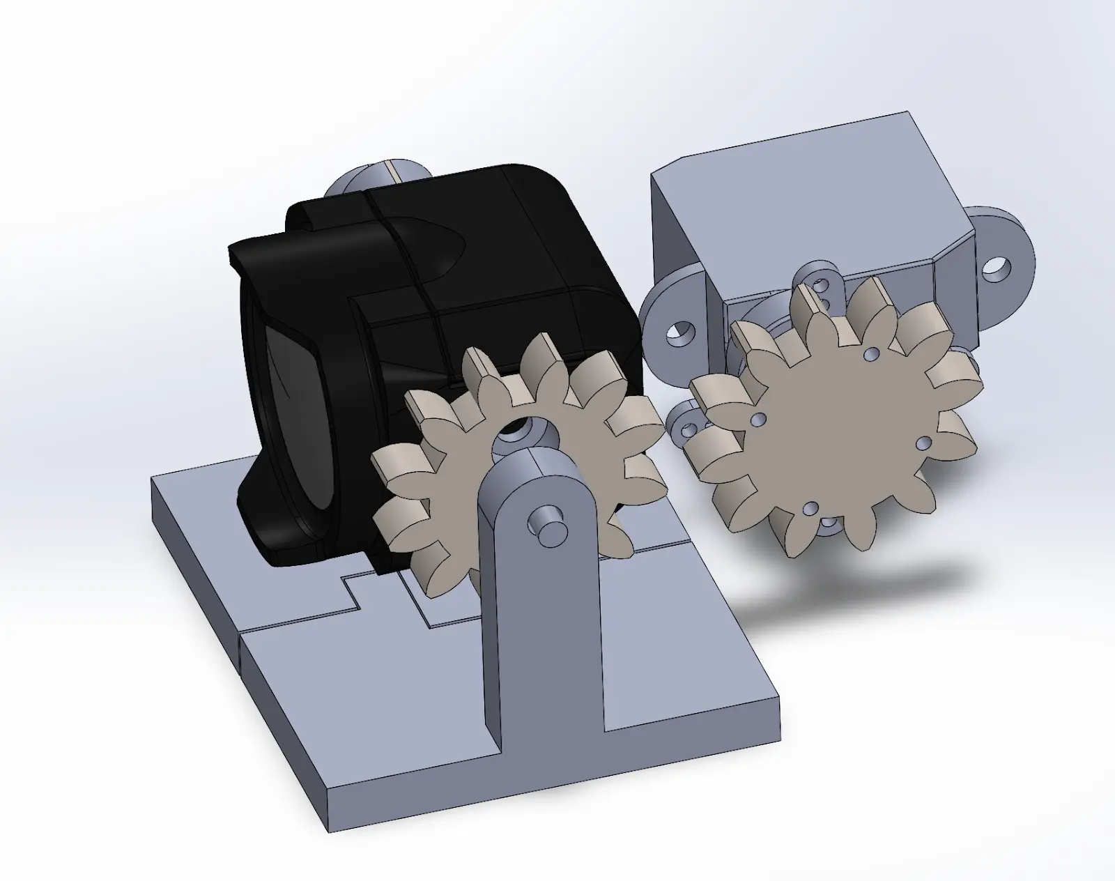 Rejected geared camera-adjustment mechanism
